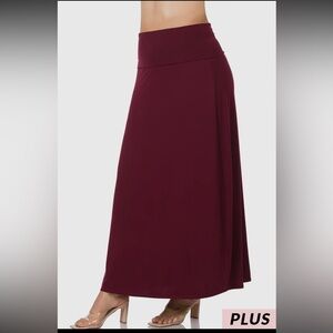 COPY - Zenana Relaxed Fit Maxi Skirt NEW